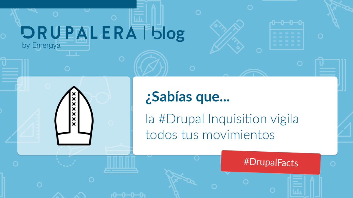 ladrupalera's tweet photo. [#DRUPALFACTS] Cuidado con lo que haces, la #DrupalInquisition siempre está observando https://t.co/P6NJTO6q5f #Drupal #Devops #Drupaldev https://t.co/JcR7MuHPli