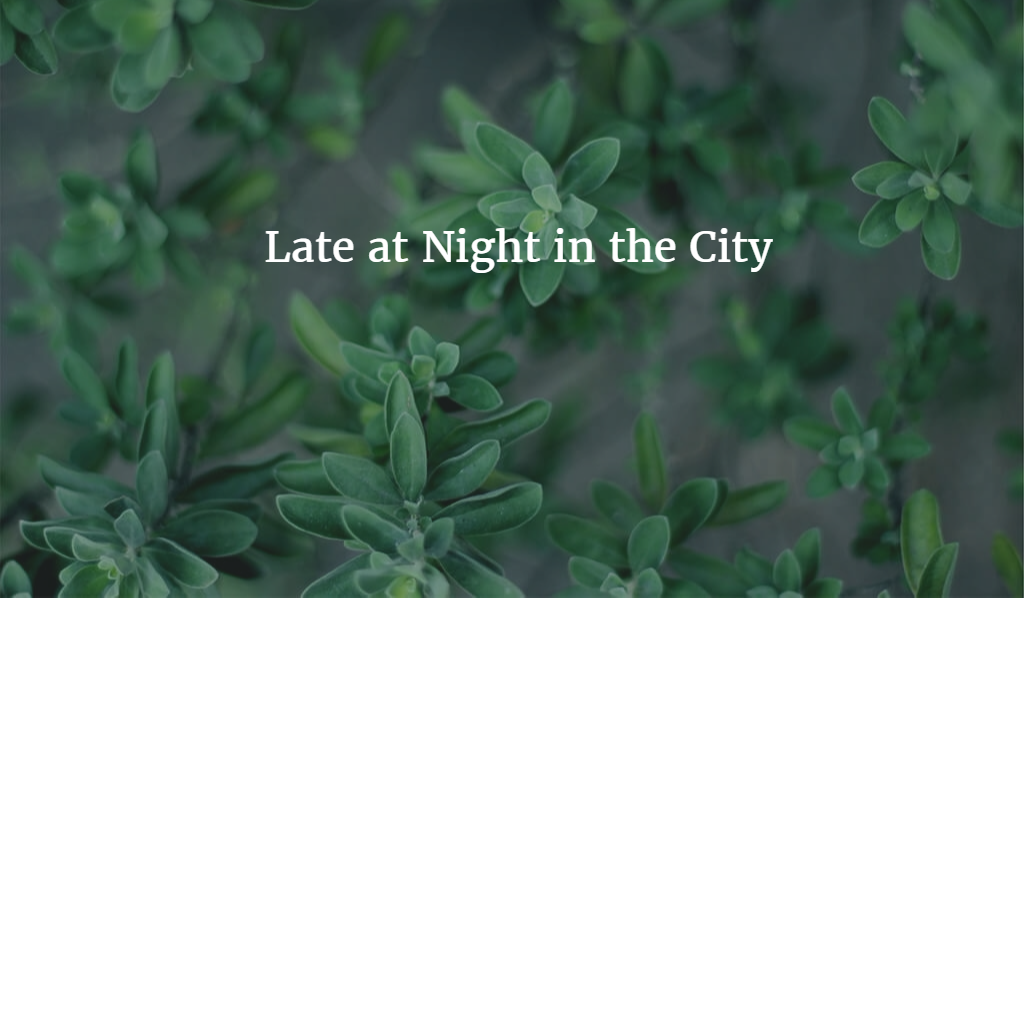 chajon's tweet photo. Late at Night in the City https://t.co/eeN6SqZ2L8