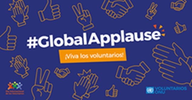 VNUMexico's tweet photo. Muestra tu apoyo en el Día Internacional de las Personas Voluntarias posteando  👏 👏 👏  #GlobalApplause https://t.co/tjxzIvjuoL