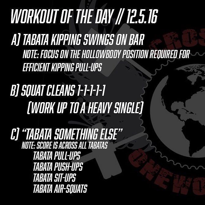 OneWorldSDF's tweet image. Kipling swings, heavy Cleans, and Tabata Something Else are all on the menu for today's work. Should be a solid day…