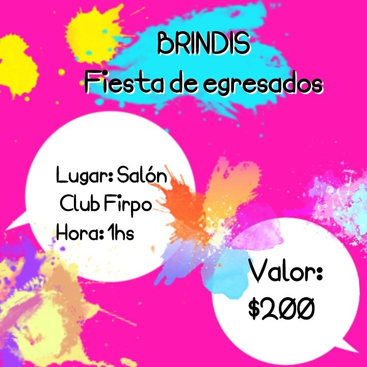Promo16_SMS's tweet photo. SÁBADO 10 DE DICIEMBRE
🎓🎓🎓🎓🎓🎓
SE VIENE NUESTRA NOCHE! 
💣🎉 Consulta al MD o con los chicos de la promo🎉💣 https://t.co/rKO1WqLwr1