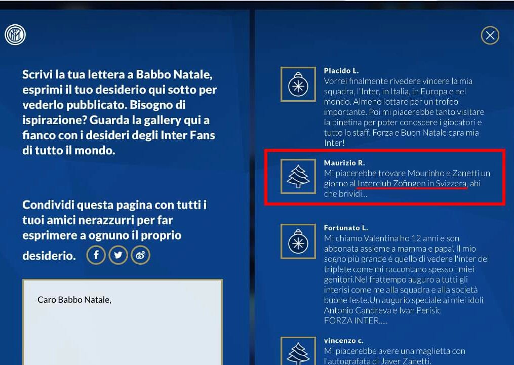 iczofingen's tweet photo. Chissà se #babbonatale riuscirà prima o poi a portare #Mourinho e #Zanetti all' #interclub #Zofingen? ;-)  @andreaviglie @bluebantam https://t.co/EmNTYXmXqw