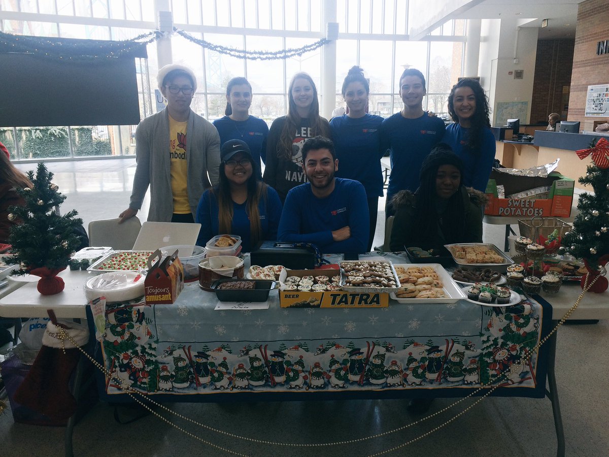 C4Cuwin's tweet photo. Come to the CAW for our Holiday Bake Sale 10-3pm! Enjoy some festive treats ❤️💛🍪❄️ https://t.co/RRv7yugaiN