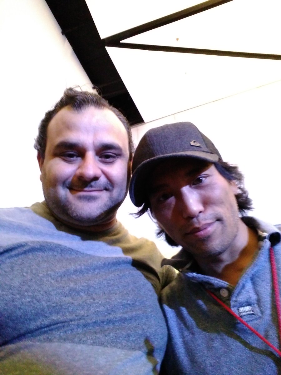 HumbertoPavia's tweet photo. Con @PeterShinkoda gran actor de Daredevil en la @megaconmid Thank You.... #netflix #Daredevil https://t.co/H1u2f88X02