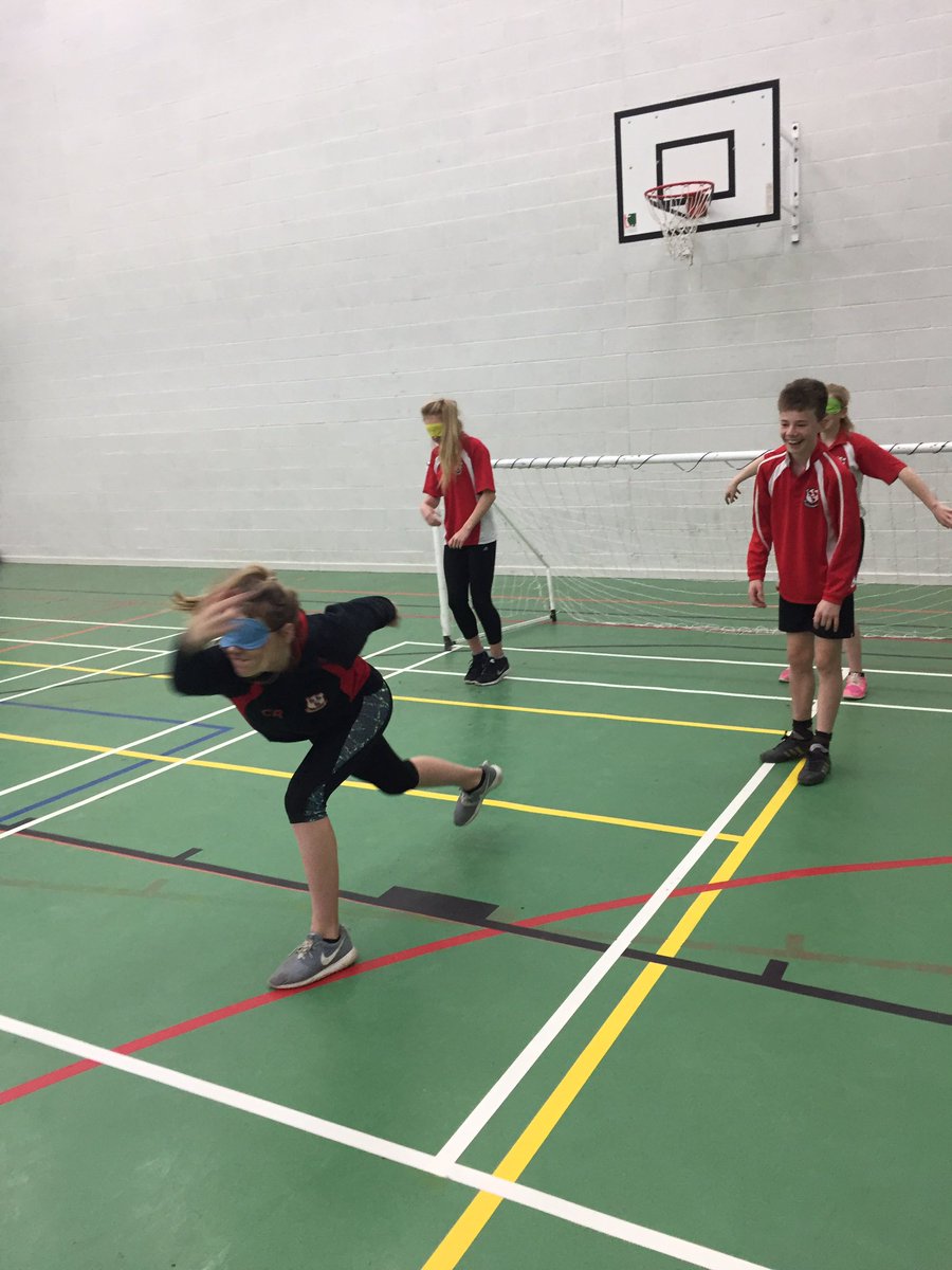 QEGS_PE's tweet photo. #SportsLeaders #GoalBall #ParaSports #SettingChallenges https://t.co/1vp8balerF