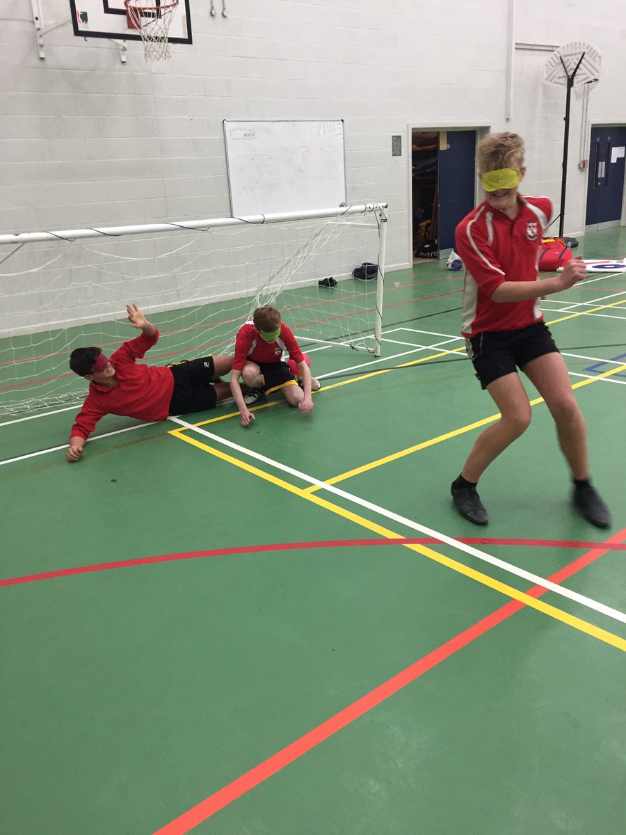 QEGS_PE's tweet photo. #SportsLeaders #GoalBall #ParaSports #SettingChallenges https://t.co/1vp8balerF