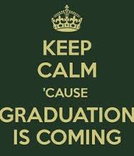 11 days until graduation! Remember there is not a rehearsal, arrive by at least 6pm on Friday or 9:30am on Saturday to line-up