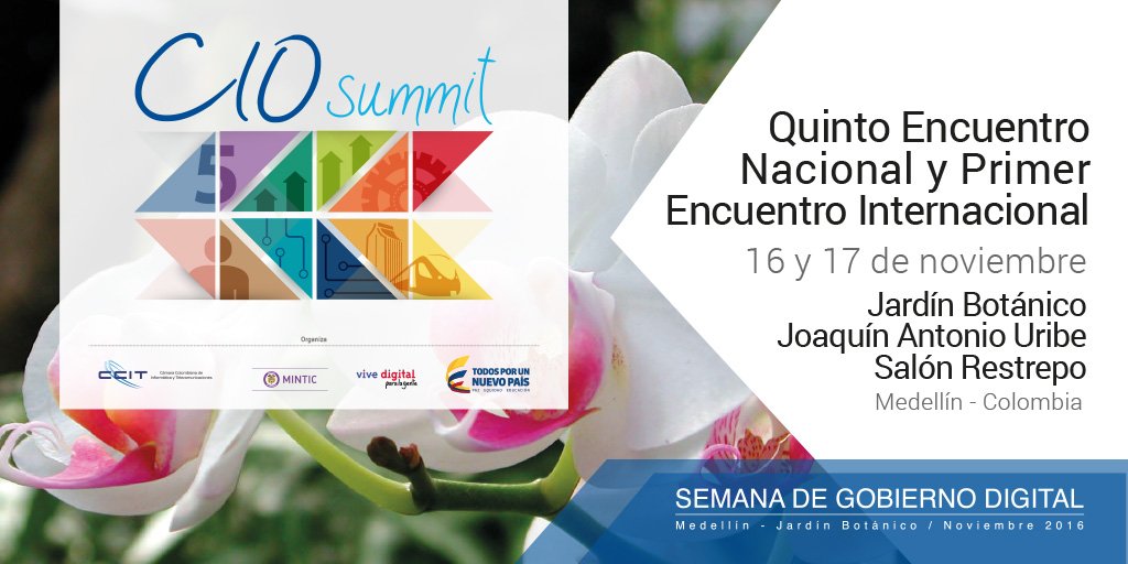 CCIT_'s tweet photo. Descargue aquí https://t.co/K51R6j2lxg el certificado de asistencia del 5to Encuentro Nacional y 1er Encuentro Internacional #CIOSummit16 https://t.co/19vCLnf4Qv