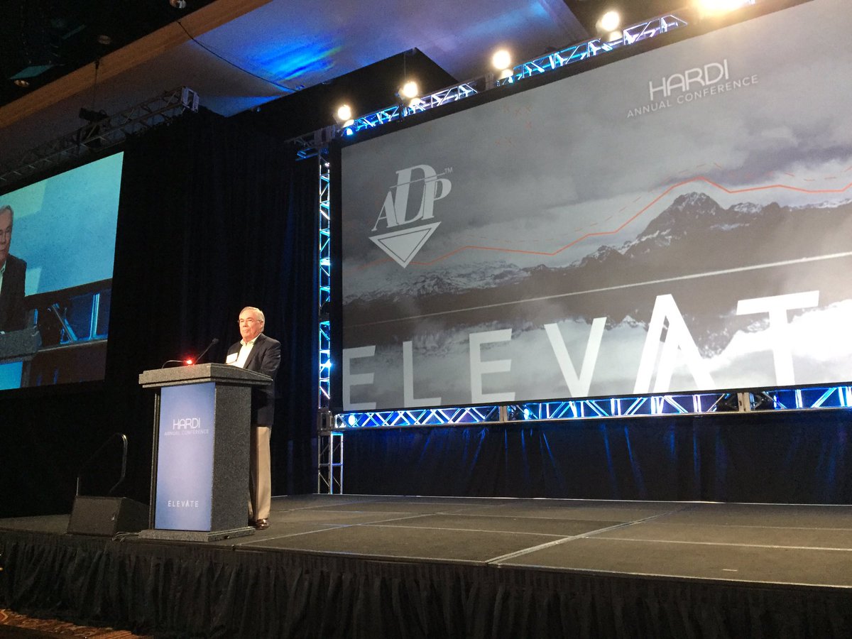 wholesalermag's tweet photo. The legend Bud Mingledorff takes the stage here at #Elevate16 @HARDInews https://t.co/Bvdh4kX5wZ