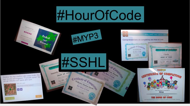 Sofia_pedagog's tweet photo. #HourOfCode The Hour of Code is here! This week! #MYP3 has done a great job! :) #GirlsCanCode &amp; #BoysCanCode #SSHL https://t.co/MrAMZn8Apk