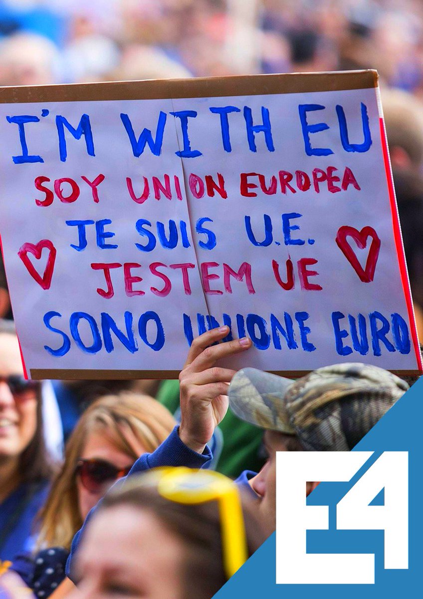 E4_Partei's tweet photo. #ImWithEU
#E4 https://t.co/hkhXlfPHZX