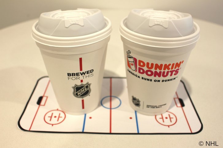 dunkindonuts's tweet photo. How *cool*  is this? We’re now a partner &amp; official coffee of the @NHL in the U.S! First stop: #WinterClassic ❄️🏒#Brewedforthis https://t.co/DNp7EYUBgk