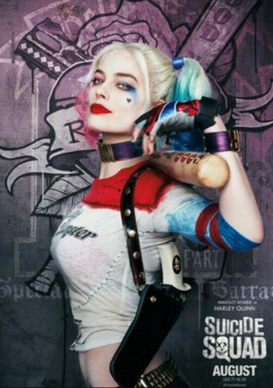 Mr_EduSmith's tweet photo. Eh eh tão #louca quanto #bonita. #Arlequina #EsquadraoSuicida  #SuicideSquad https://t.co/qlXXm727L6