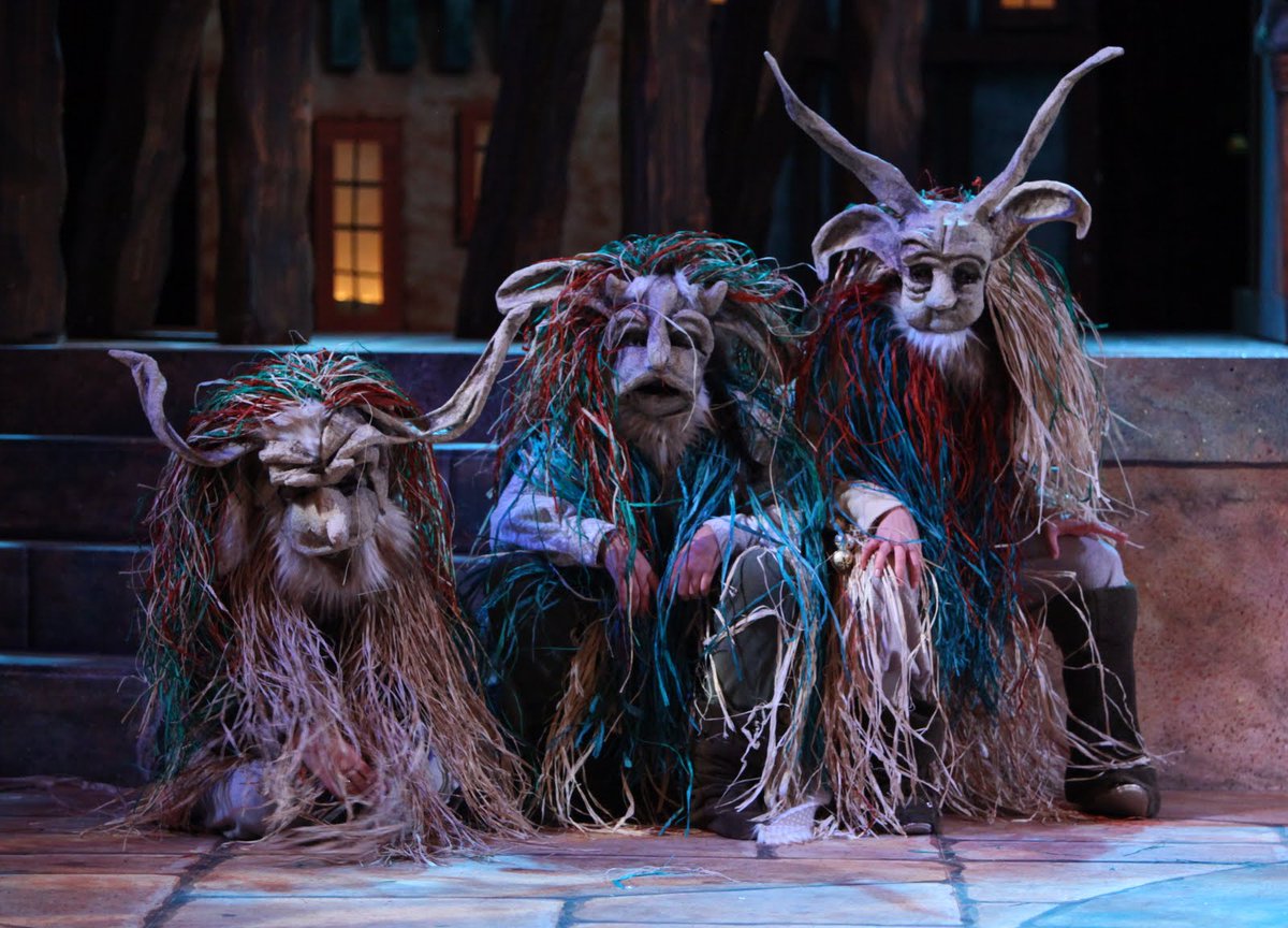 CalRevels's tweet photo. It's #Krampus night!~ These beasties want YOU to get your tickets for Friday's #Christmas #Revels opening!  https://t.co/TI54cZxLOp https://t.co/hHjFypUCTG