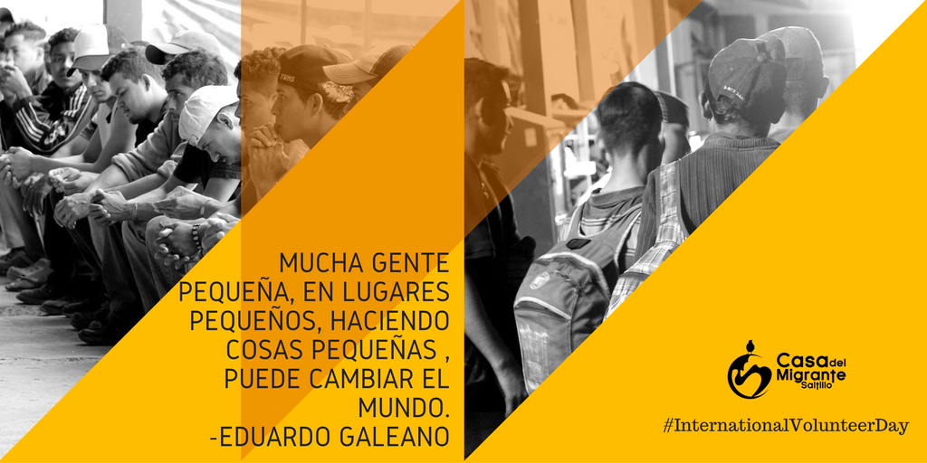 CDMSaltillo's tweet photo. #InternationalVolunteerDay Muchxs de las voluntarixs en #CDMSaltillo son de México, pero hemos tenido de Alemania, Francia y Argentina. https://t.co/FX2JcdA8az