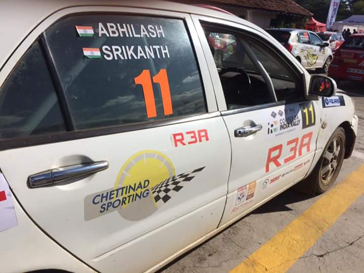 RallyNRace's tweet photo. Abhilash & Srikanth wins #INRC2016 #CoffeeDayIndiaRally #FMSCI https://t.co/u4OG3kJMZN