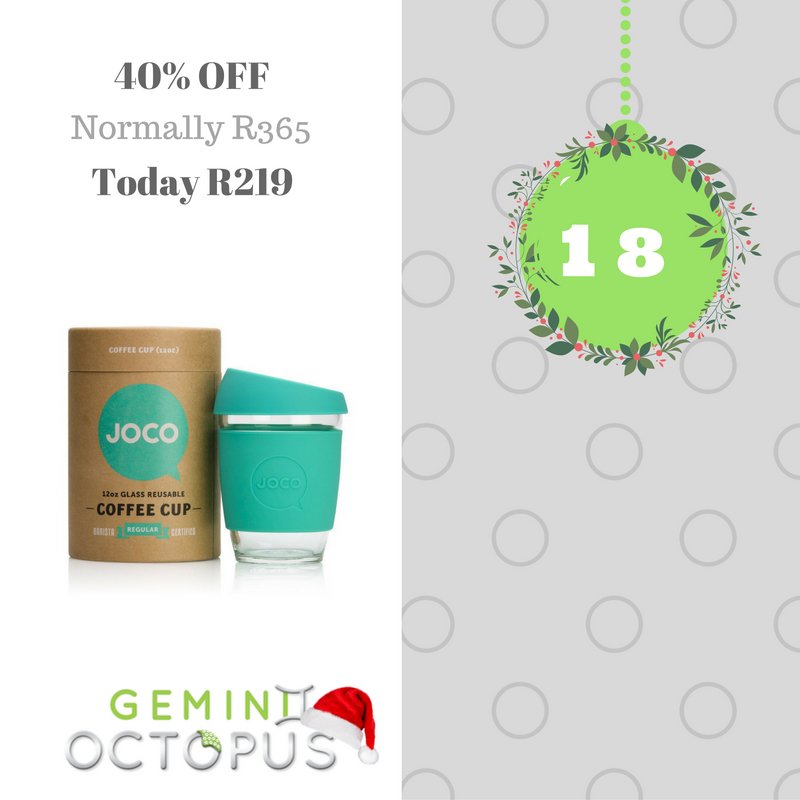 GeminiOctopus's tweet photo. Get a Joco cup for a crazy 40% off today! (was R365) #ChristmasCountdown https://t.co/U1Rnh2kzW8
