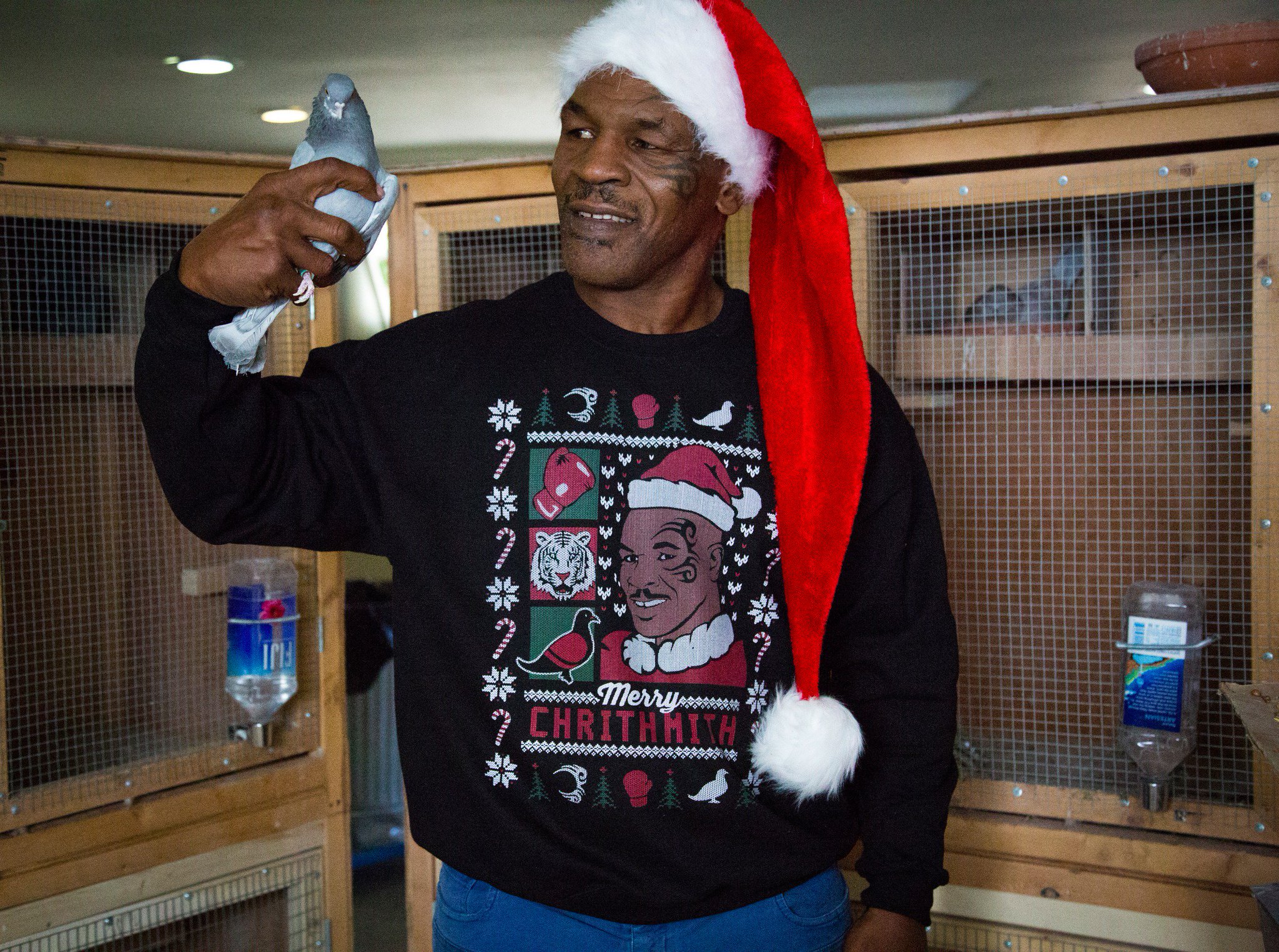 Mike Tyson would like to wish everyone a Merry Chrithmith! OT Lounge
