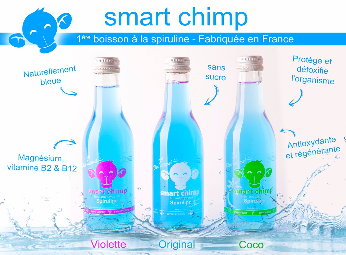 smart_chimp's tweet photo. Petite photo de famille :) #SmartChimp #Spirulina #Detox #Drink #innovation https://t.co/cjooApg7SH