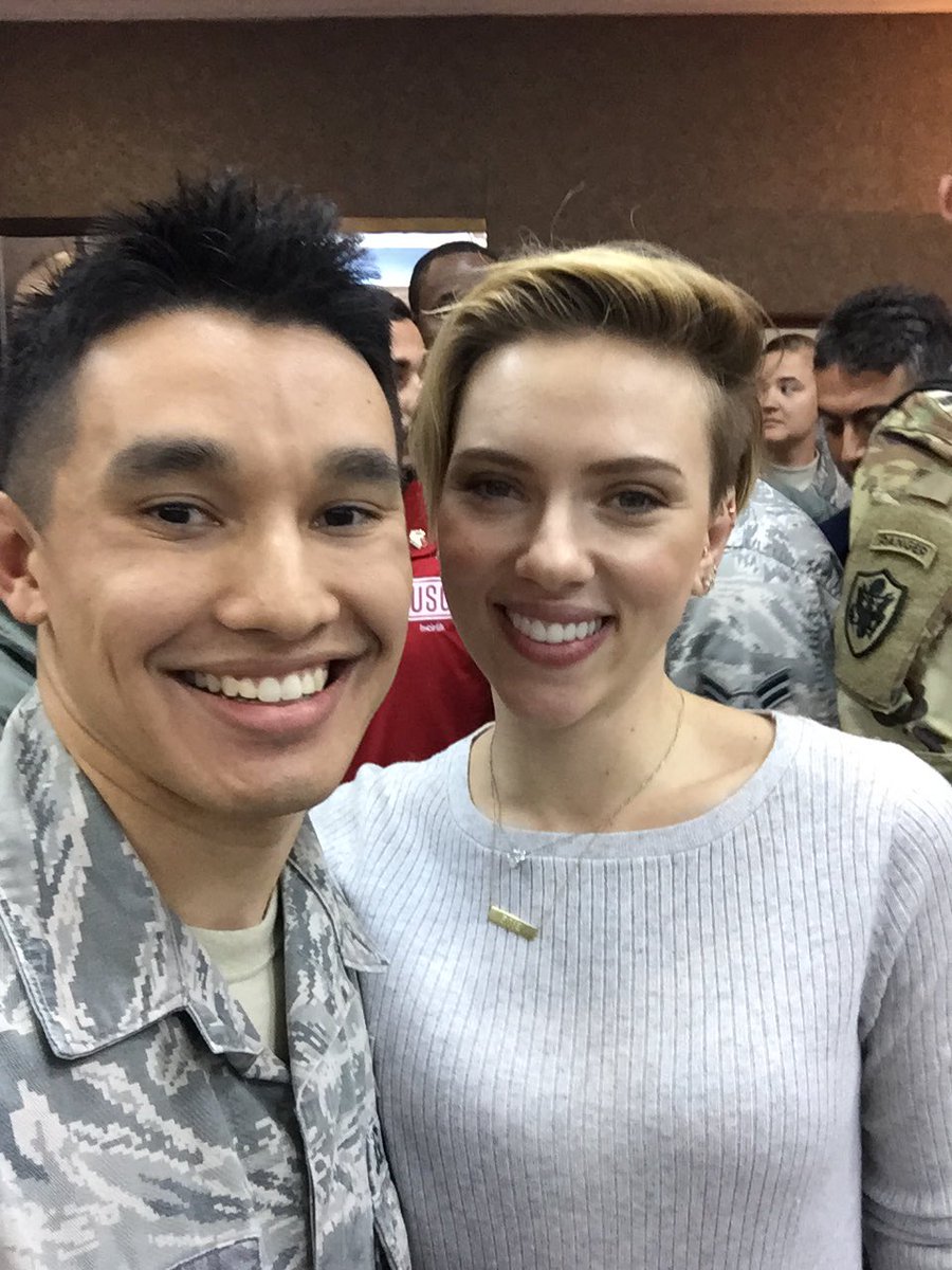 Riceisgood_69's tweet photo. Selfie'd with Scarlett Johanssen and Chris Evans today 😎 https://t.co/hRdOs5khTB