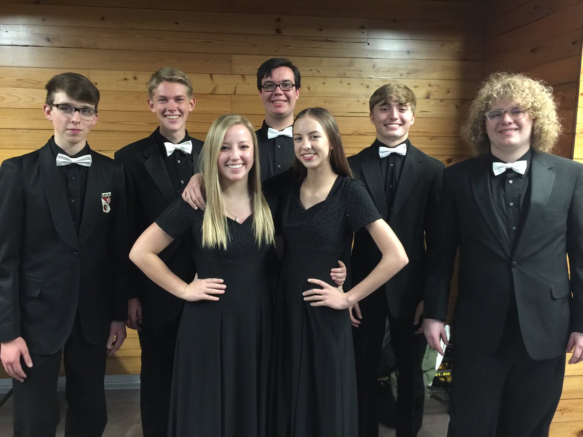 Congrats to Adam ,Braxton,Sophie,Xavier,Jorah Wilson, Tommy,and Dominik who performed at North Central District Honor Choir! #emporiaproud