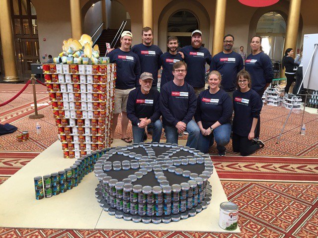 The DC Studio with <a href="/balfourbeatty/">Balfour Beatty</a> won the “Best Expression of a Theme” award at AIA|DC's Canstruction Competition! Good job to all involved!