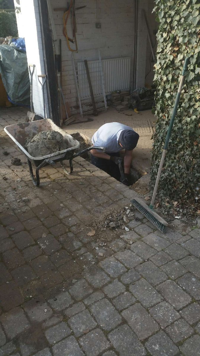 Digging new foundations for latest project.