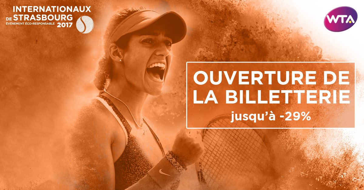 WTA_Strasbourg's tweet photo. C'est officiel ! La billetterie des #IS17 est ouverte ! 🎉 Bénéficiez de notre offre Noël jusqu’à 29% de remise : https://t.co/0nWvBefCKW https://t.co/tEPuQAzNr3