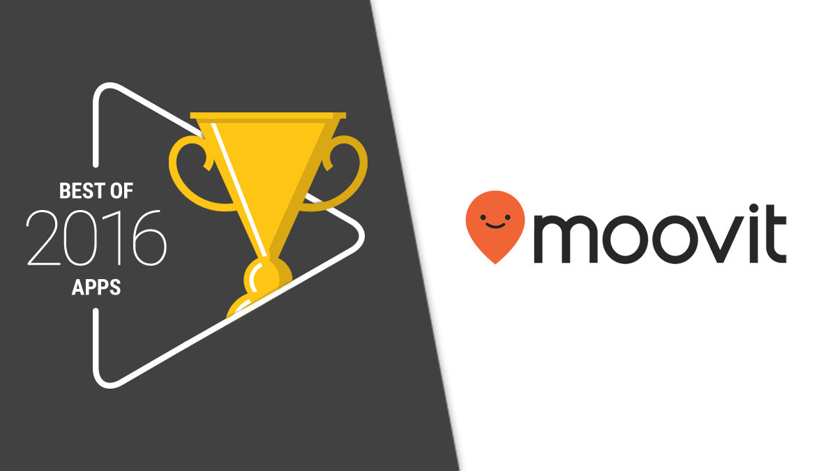 moovit's tweet photo. Moovit is named as the Best Local App 2016 by @GooglePlay. What a great way to bring 2016 to a close. Honored! #GooglePlay #app #transit https://t.co/7qmwaQbZCc