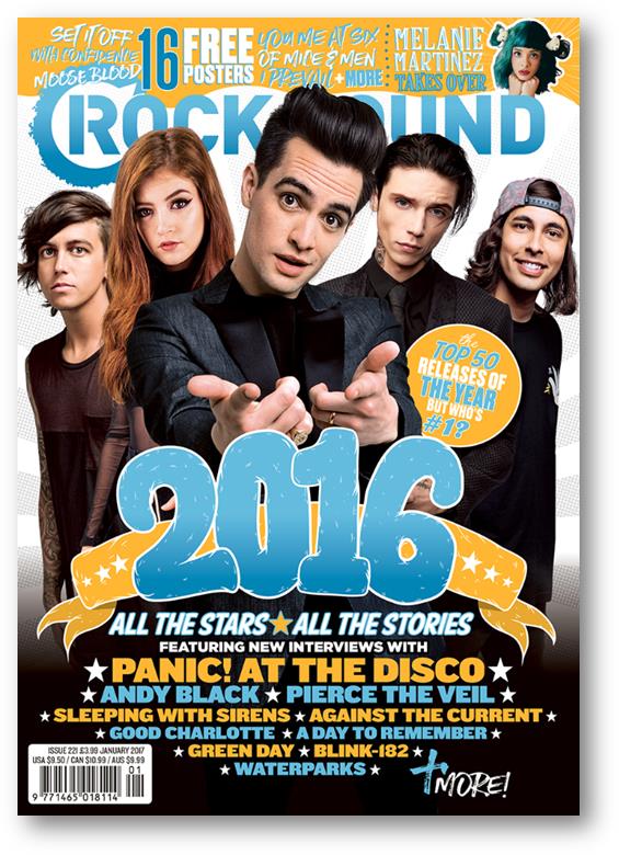 PanicAtTheDisco's tweet photo. YES! #DeathOfABachelor is @rocksound's Album of the Year. Thank you for listening ❤️ https://t.co/vvwGHeLEue https://t.co/KUeLiUwk5C