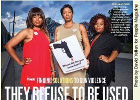 Alray graduate Judy Rose(R) &amp; scholar Shante Leathers(L) nationally recognized for their work to end gun violence. ow.ly/d/5Dyg