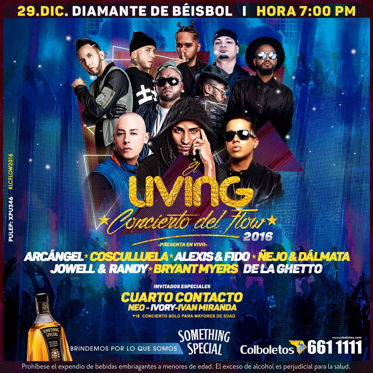 tuzonaelite's tweet photo. HOY ULTIMO DÍA DE PREVENTA PARA EL "LIVING CONCIERTO DEL FLOW 2016" de este 29 de Dic  Info. 661 1111

Mañana quedan a Full Precio. https://t.co/WMrb6DnDSA