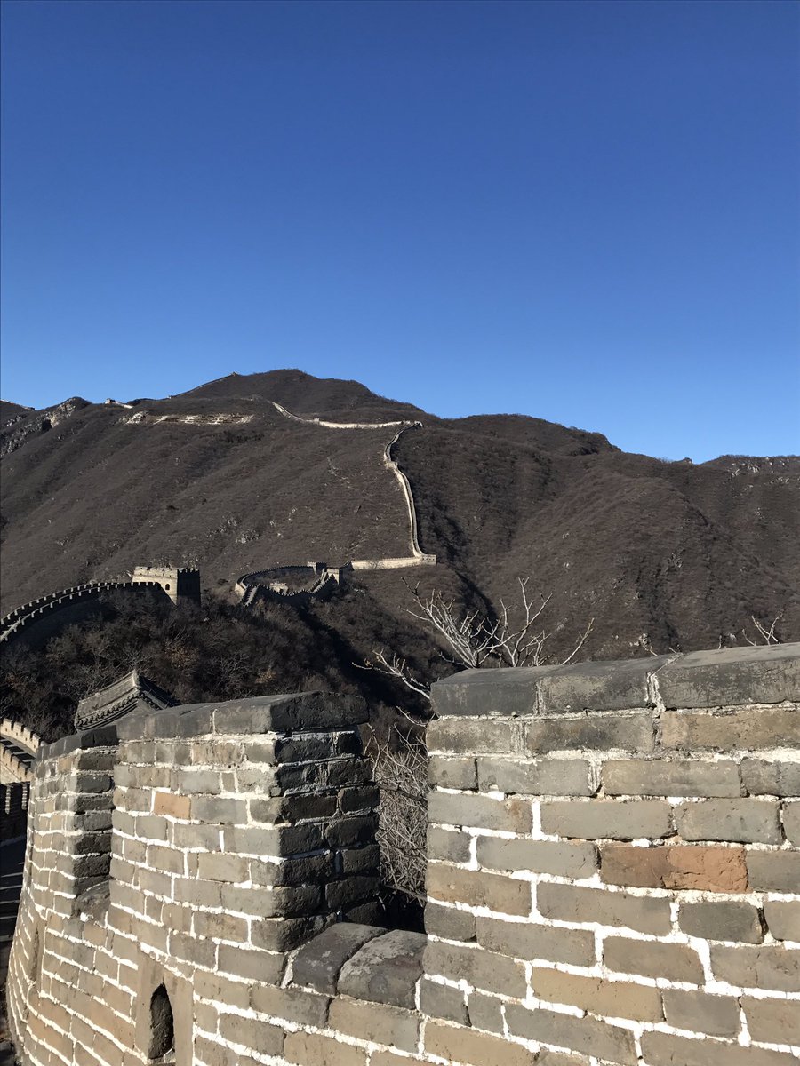 Checked out the Great Wall of China today and it was incredible!