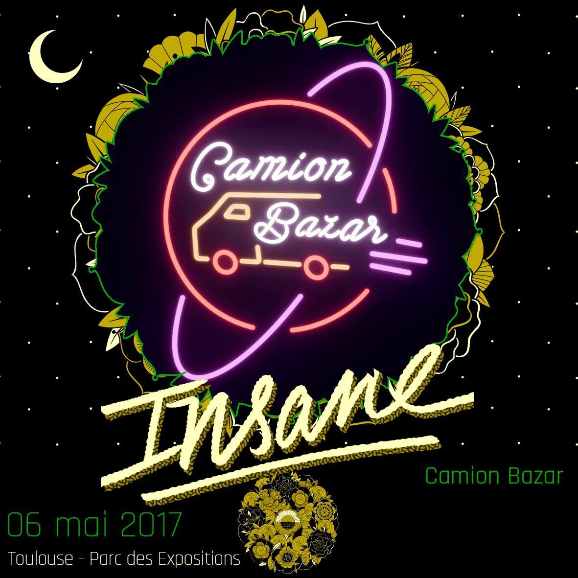 InsaneFestival's tweet photo. Le #CamionBazar sera présent pour l'#Insane2017 ! 🎉 https://t.co/d9ahMEs23m