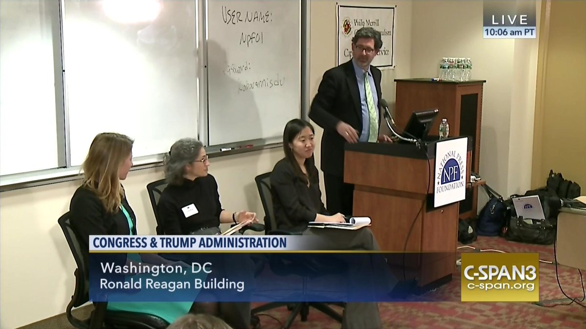 Cspan On Twitter Discussion On Covering The Trump Administration