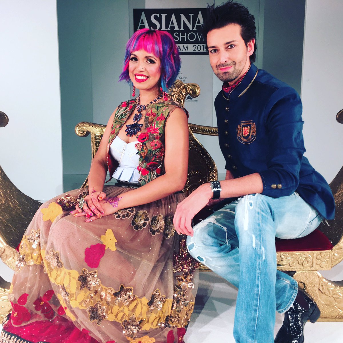 momtazbh's tweet photo. Move over Holly & Phil me & @ArmandBeasley are ready for our #Desiduo #ThisMorning takeover! #Presenters #abs2016 https://t.co/5ZxUEB47CF