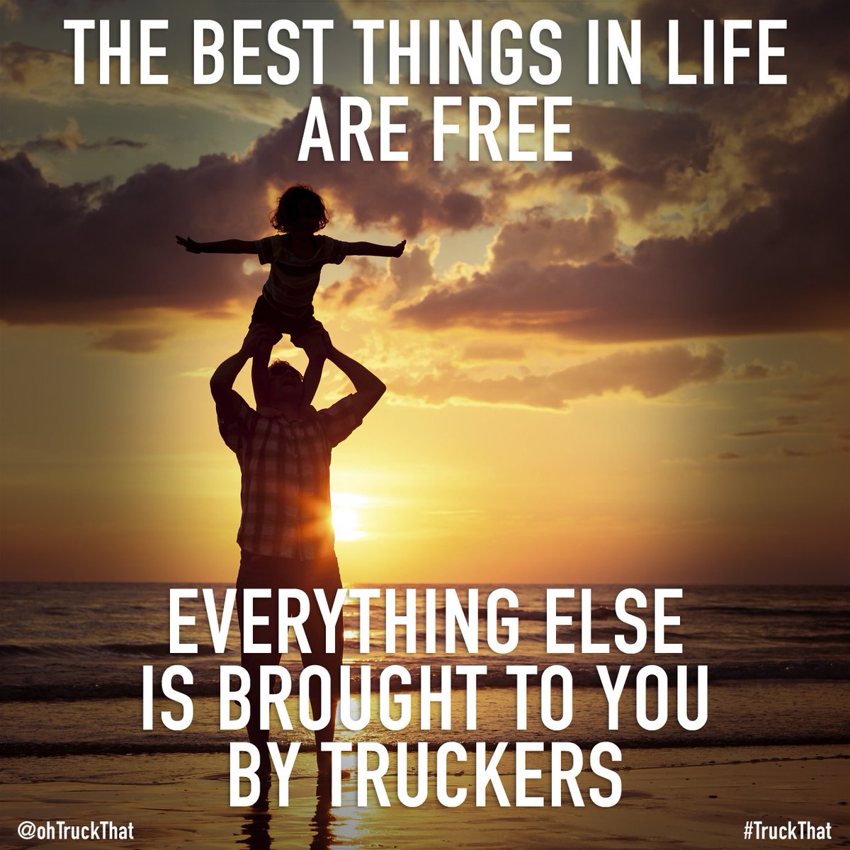 ohtruckthat's tweet image. Thank you to all the hard-working #truckers out there!