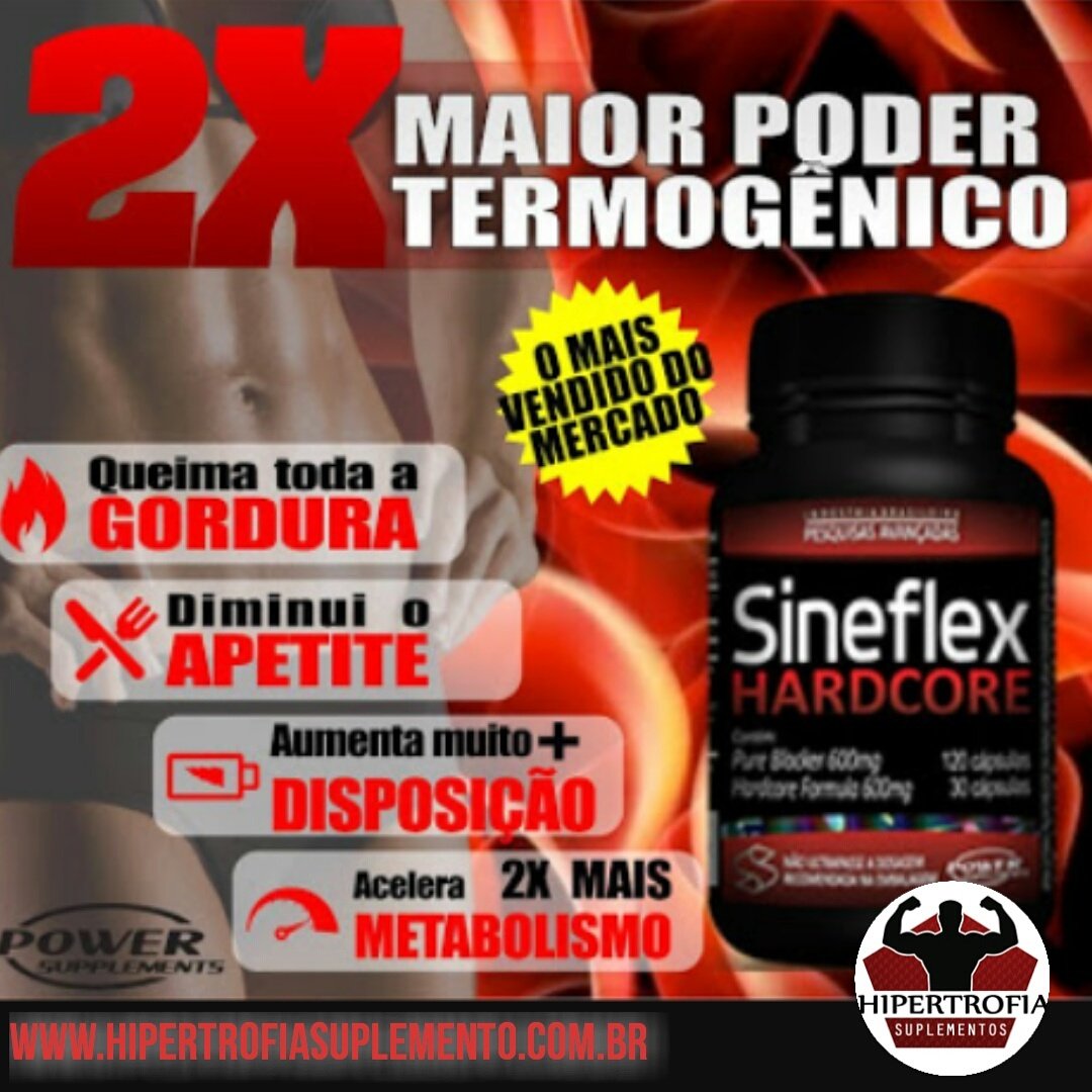 hipertrofia_sup's tweet photo. Sineflex Hardcore (Power Supplements #sineflex #emagrescer #ficafinho #powersupplements #promocao #desconto #topmodel #modelofitnes #BORA https://t.co/B9VERFEAUb
