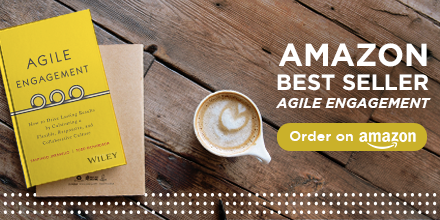 emplify's tweet photo. It’s here! Agile Engagement is now available and already a top 10 best seller on Amazon. Order your copy: https://t.co/jCZdnb5uOS https://t.co/Hs7My53gba