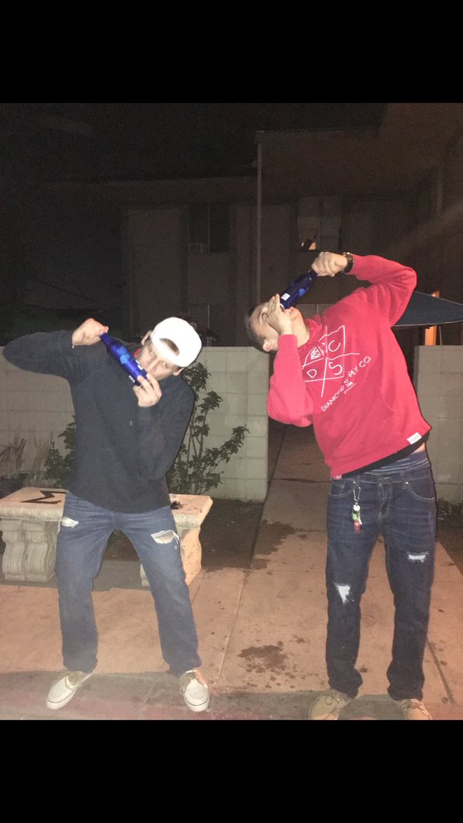JonathanAbbema's tweet photo. Our friendship summed up in two photographs โค๏ธ #HeresTo19 @SwaggyyL https://t.co/2tbGLffOyZ