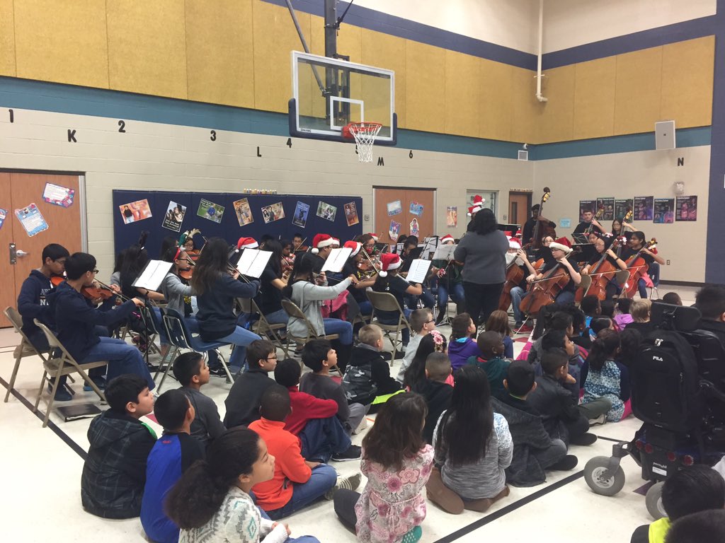 ottomsorch's tweet photo. Stop two. Mendenhall Elementary. #ottobobcats #pisdfinearts https://t.co/qqjkIsgIVF