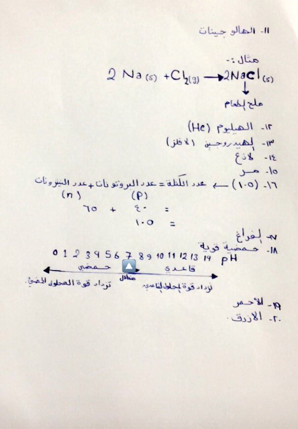 1_chemist's tweet photo. حل الأسئلة من ١١-٢٠ مع توضيح حل الإجابات الصحيحة ..

رتويت للفائدة 
#كفايات_كيمياء https://t.co/VRnht5MIox