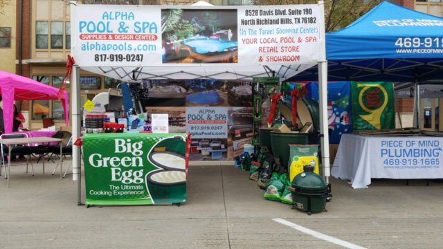 alpha_pool's tweet photo. Keller Parade Booth. Thank you all for coming by and visiting our booth! https://t.co/D0JKb6TYjB