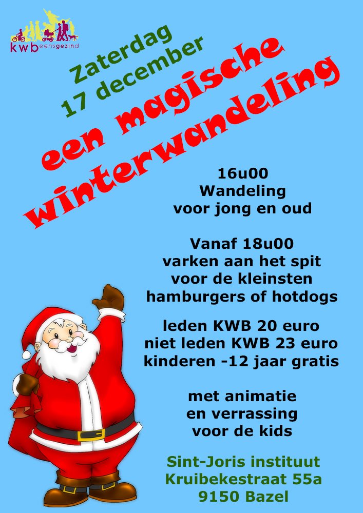 KWBBazel's tweet photo. Zaterdag 17 december kan je bij de #KWB #bazel komen smullen van een lekker varken aan het spit. iedereen is welkom. #kwbbazel #kruibeke https://t.co/JtjyN9kuuj