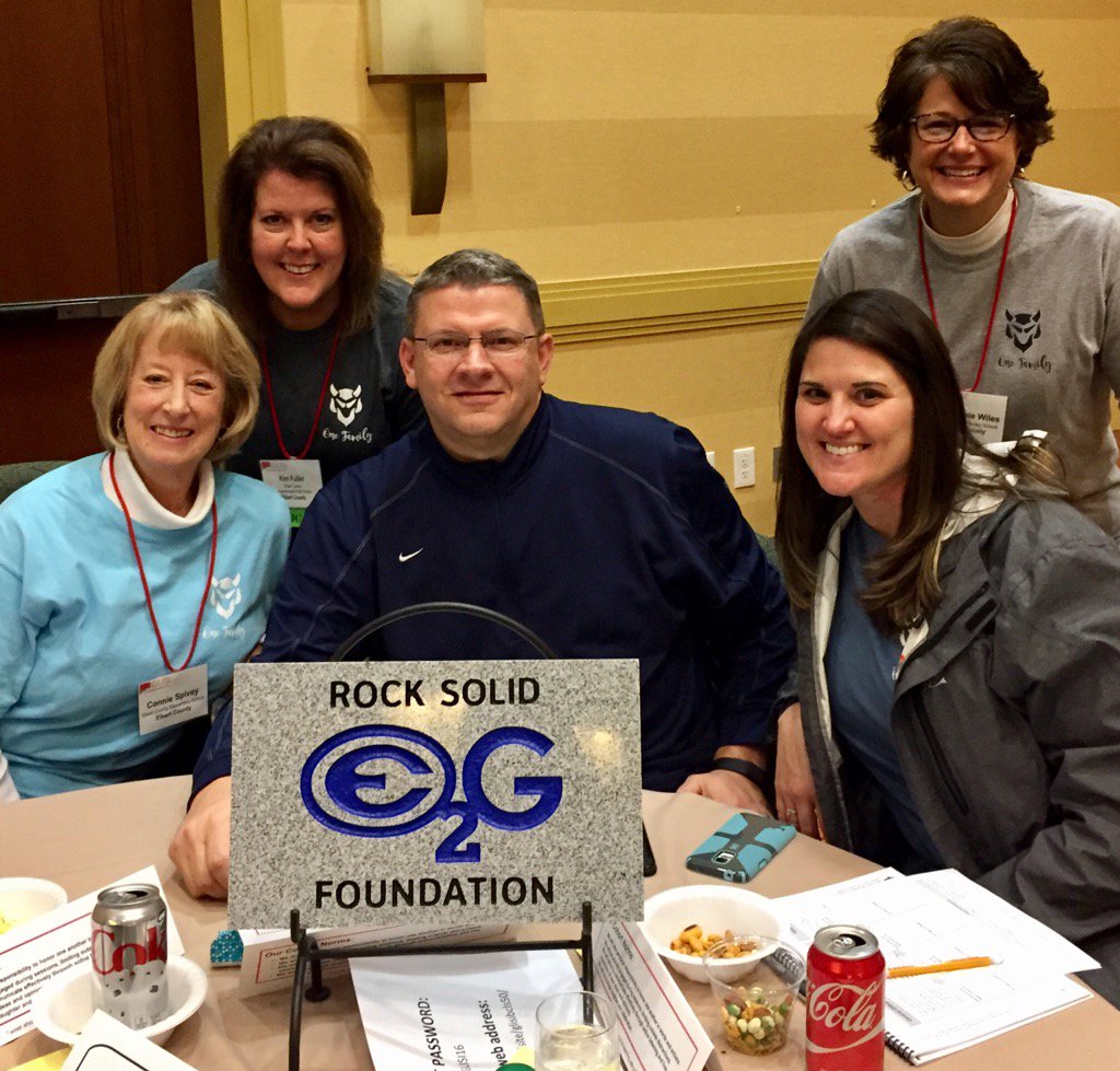 KimFullerEC's tweet photo. Elbert County's GLISI Team working this morning towards a "Rock Solid Foundation" for our students!!! #BCLS50. https://t.co/F1dvqbnOYR