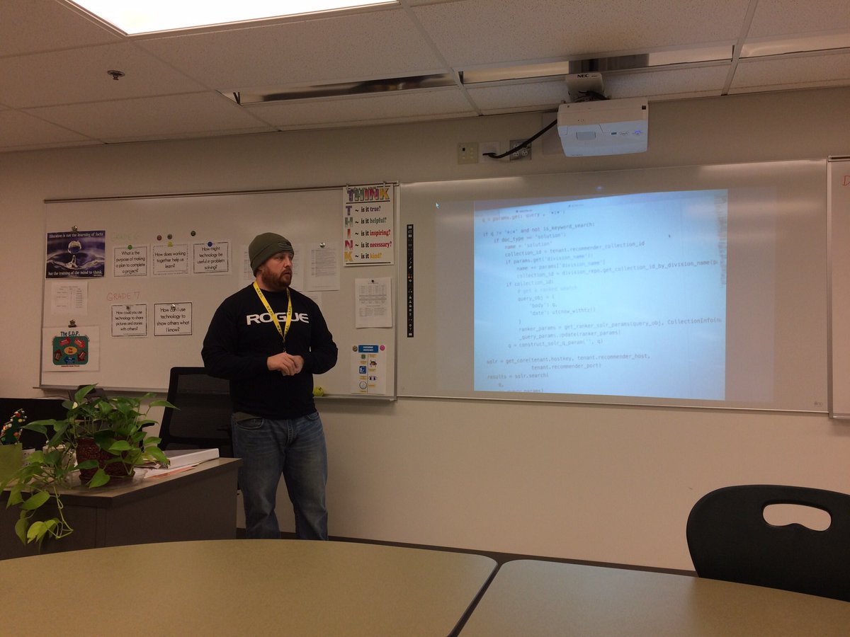 srmusacchio's tweet photo. Day 1 exploring #python for the first time with 7th graders.  #HourofCode  #coding @nrmstechlab https://t.co/gefmqG63iL