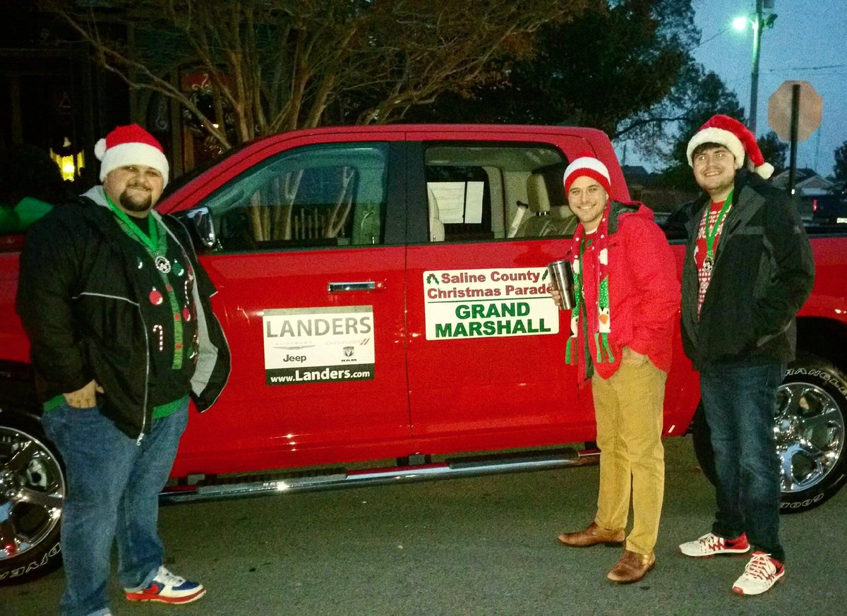 They said that we're the first ever Grand Marshals to be given medals. Hope they're not lying to us... #HolidayHarmony.