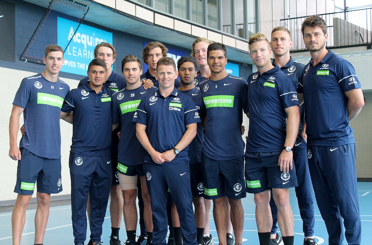 Sticking to the roadmap in the second year of our journey. Great to have these young men at <a href="/CarltonFC/">Carlton FC</a>. #BoundByBlue