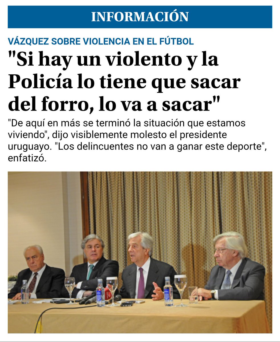 OPetinatti's tweet photo. ¿Esto es valido solo para el fútbol o vale también para tiroteos en supermercados, copamientos, rapiñas, asaltos, robos y demás? #Tiroteo https://t.co/Gu1rElZvR1