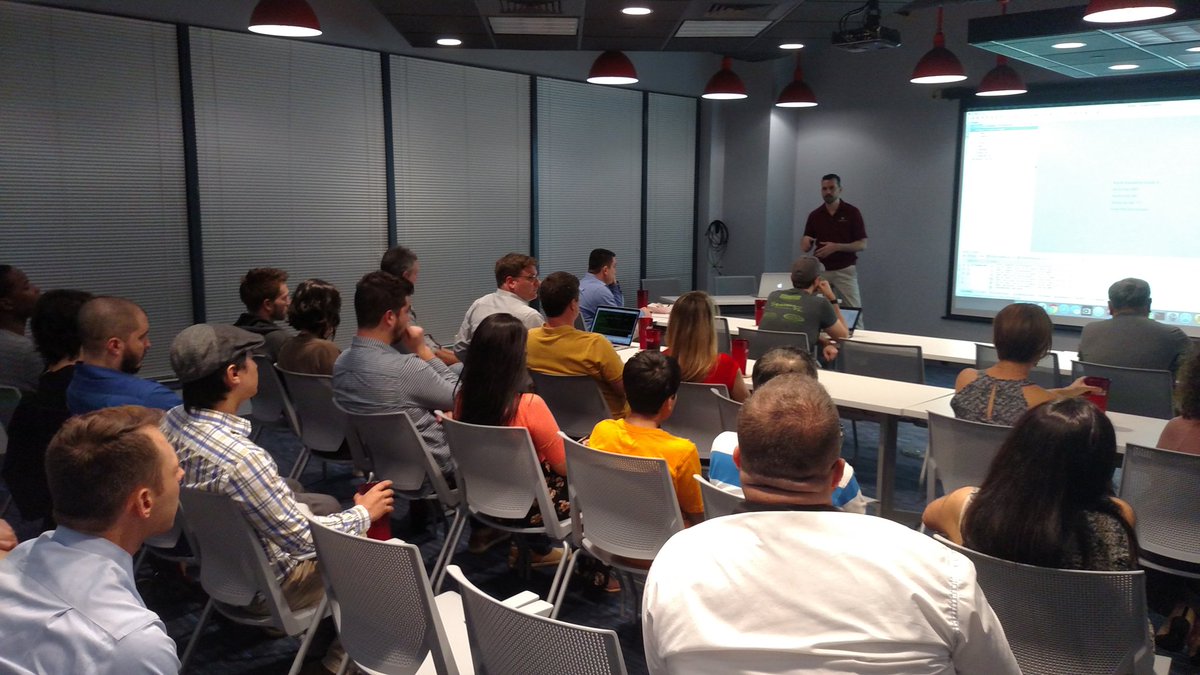 First meetup for #OrlandoJavaDevs! huge thanks to <a href="/accessoTech/">accesso Technology Group</a> for hosting, and <a href="/TheIronYard/">The Iron Yard</a> for sponsorship!!